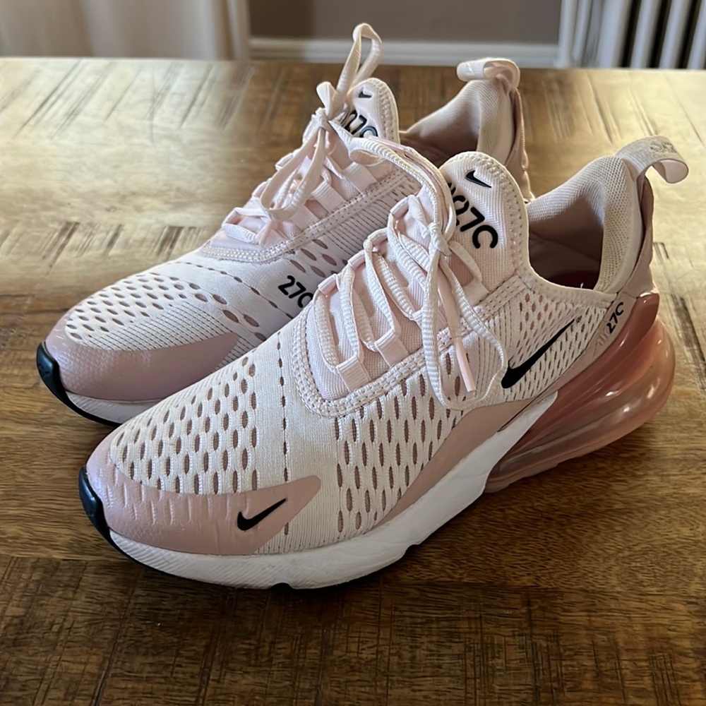 Nike Women's Sneakers in Pink and White